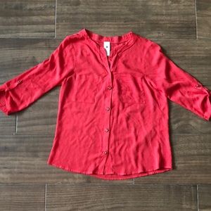 Needle & Thread Coral Blouse